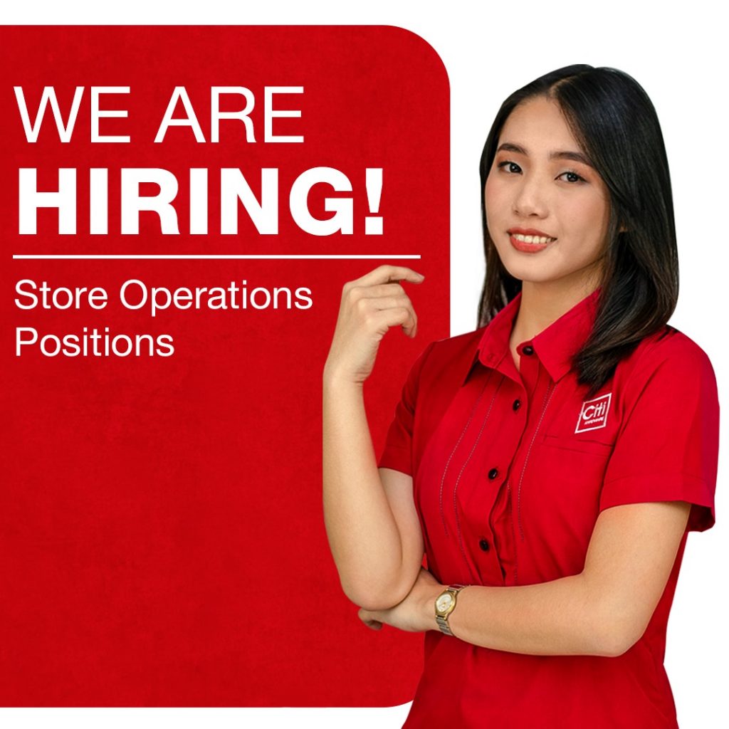 Citi Hardware Store Operations Hiring Nationwide - Jobzeee