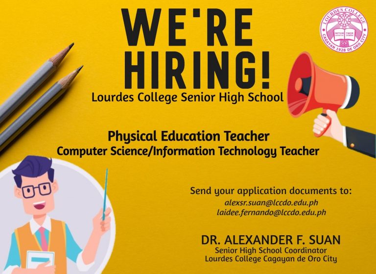 PE Teacher / IT Teacher - Jobzeee Job Hiring Philippines